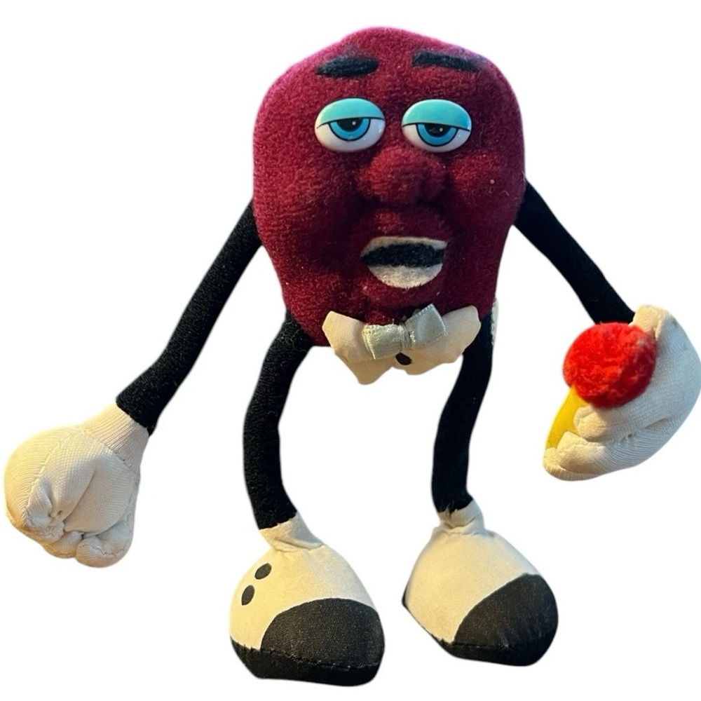 Vintage 1988 Applause Poseable Plush California Raisins Doll